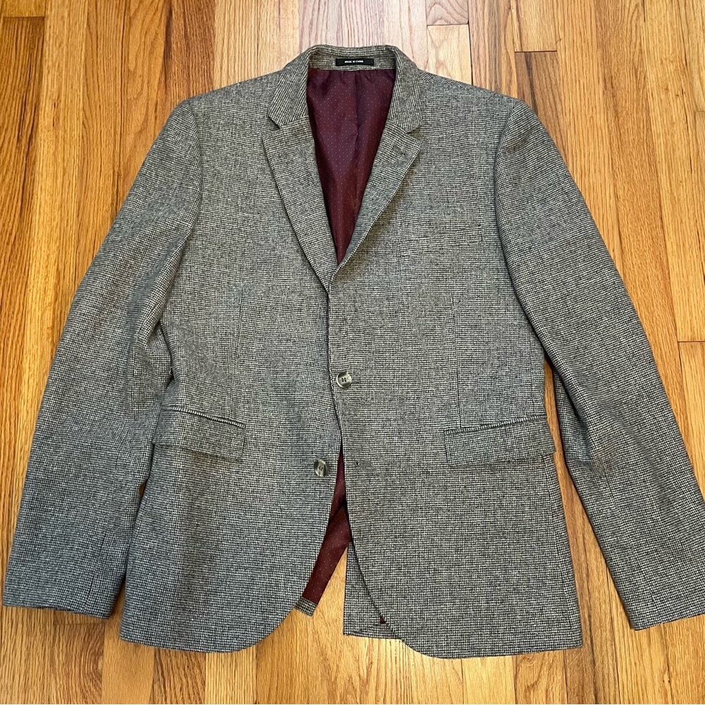 Men’s Cedar Wood State-Houndstooth Blazer